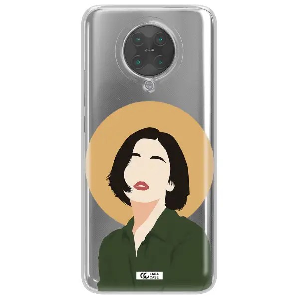 Portrait Of A Girl In A Green Dress Xiaomi Poco F2 Pro Clear TPU Case