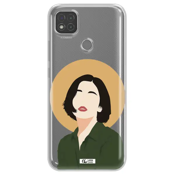 Portrait Of A Girl In A Green Dress Xiaomi Redmi 9C Clear TPU Case