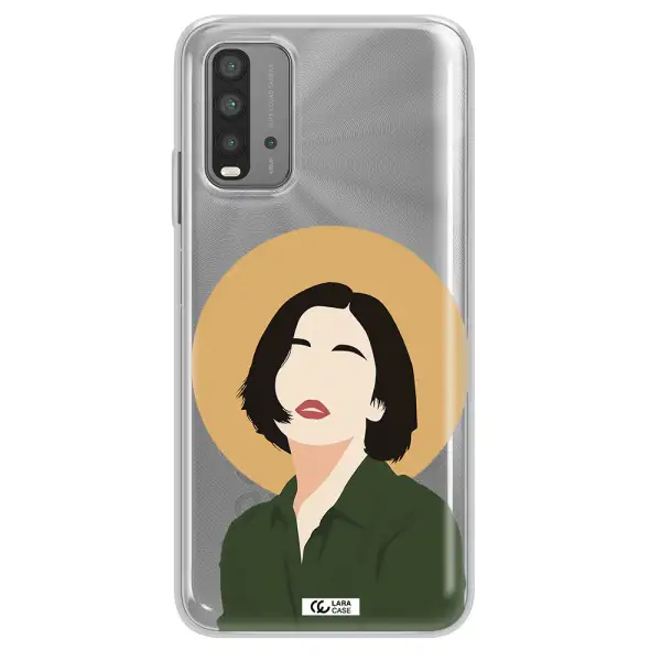 Portrait Of A Girl In A Green Dress Xiaomi Redmi 9T Clear TPU Case