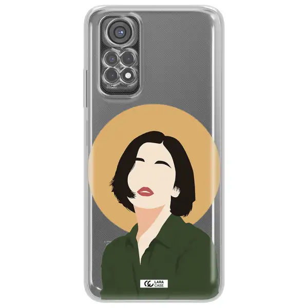 Portrait Of A Girl In A Green Dress Xiaomi Redmi Note 11S Clear Tpu Case