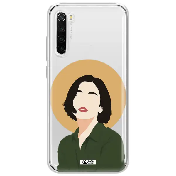 Portrait Of A Girl In A Green Dress Xiaomi Redmi Note 8T Clear Tpu Case