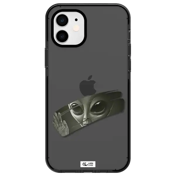 Alien Apple iPhone 11 impact Smoke Black Case
