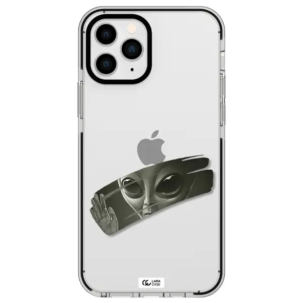 Alien Apple iPhone 11 pro max impact black border Case