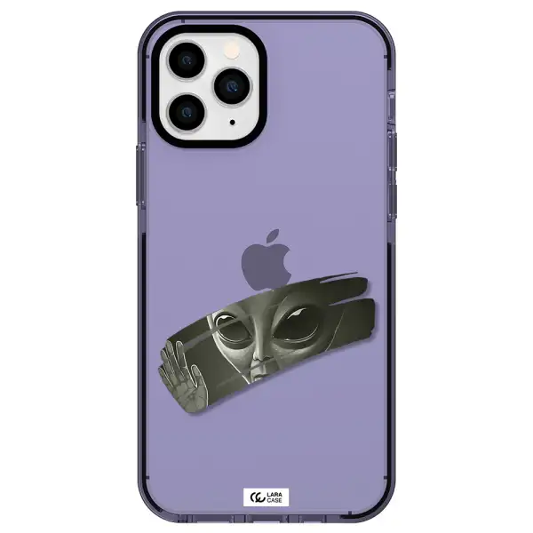 Alien Apple iPhone 11 pro max impact Lilac Case