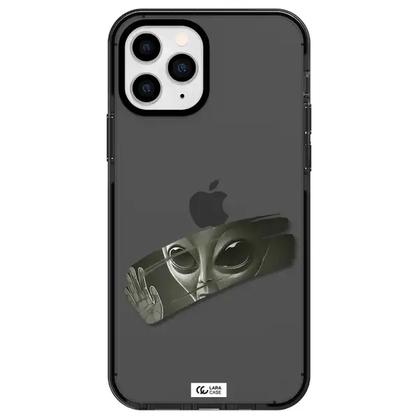 Alien Apple iPhone 11 pro max impact Smoke Black Case