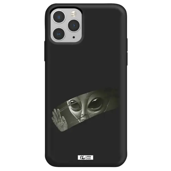 Alien Apple iPhone 11 pro max Silicone black Case