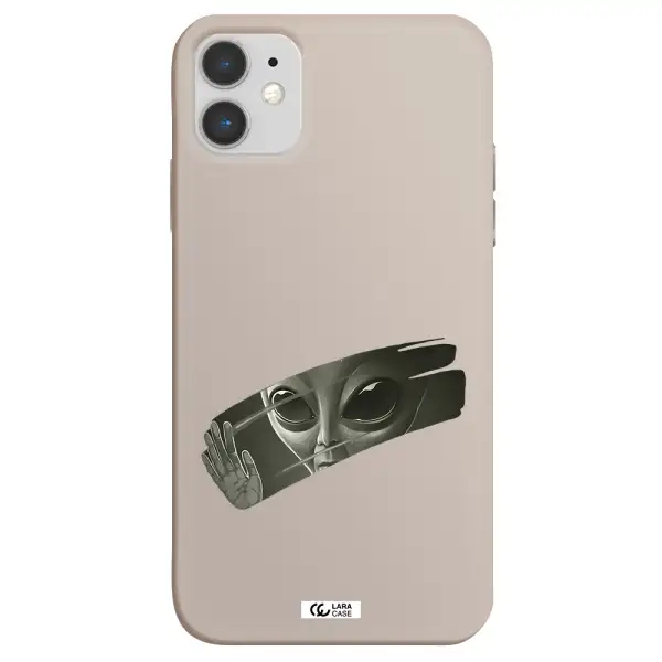 Alien Apple iPhone 11 Silicone Stone Case