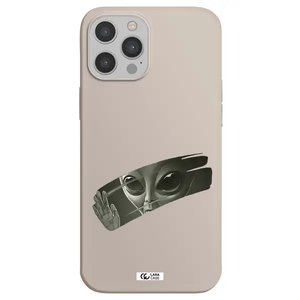 Alien Apple iPhone 12 pro max Silicone Stone Case