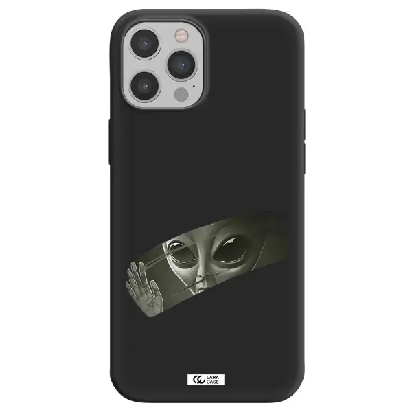 Alien Apple iPhone 12 pro Silicone black Case