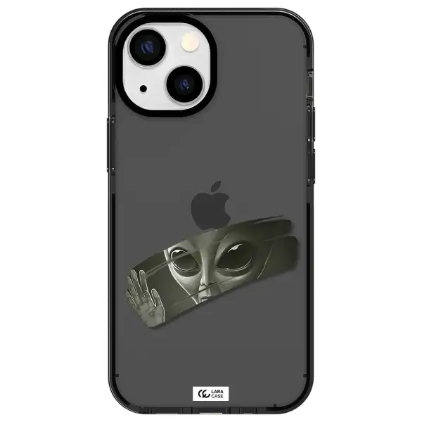 Alien Apple iPhone 13 mini impact Smoke Black Case