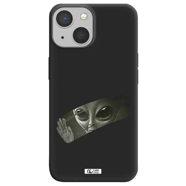 Alien Apple iPhone 13 mini Silicone black Case