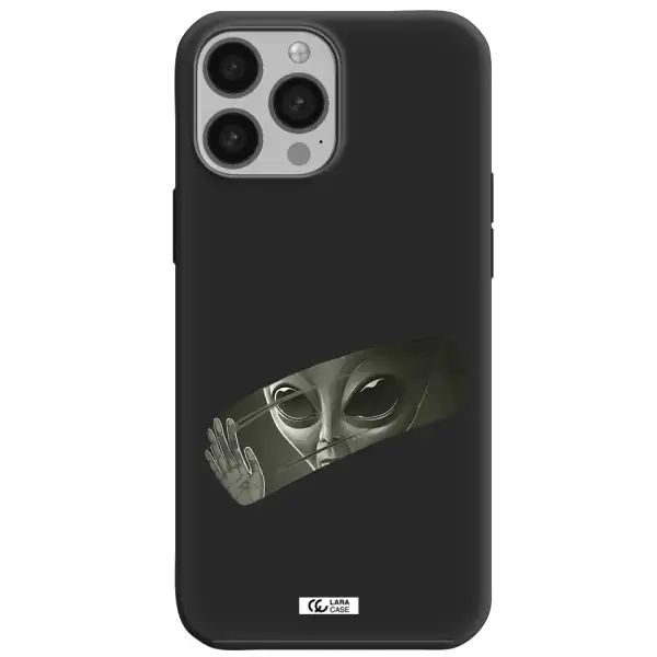 Alien Apple iPhone 13 Pro Silicone black Case