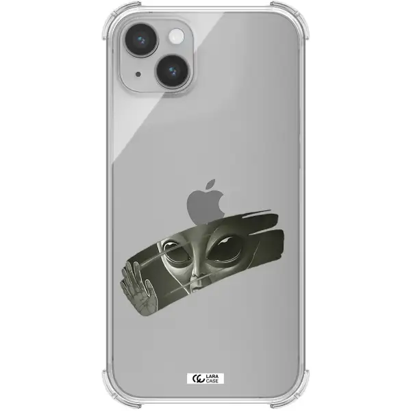 Alien Apple iPhone 14 Clear PC Case