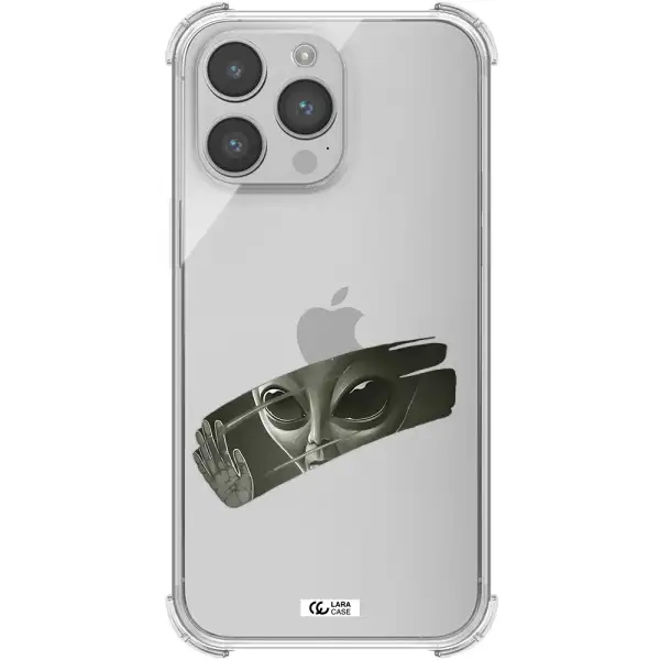 Alien Apple iPhone 14 pro max Clear PC Case