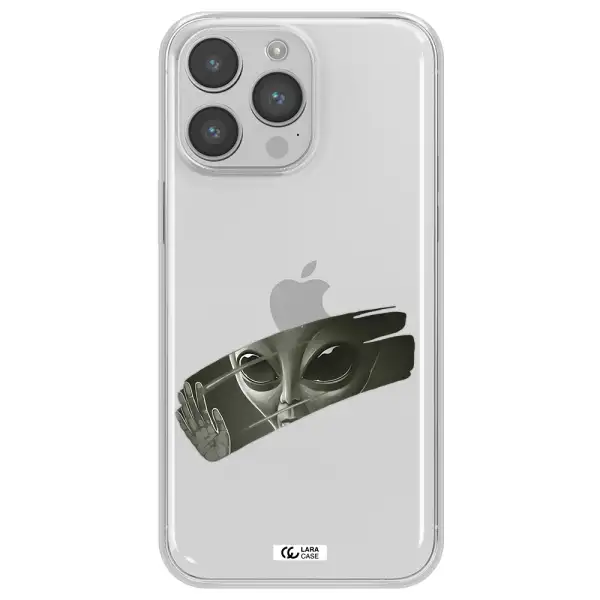 Alien Apple iPhone 14 pro max Clear TPU Case