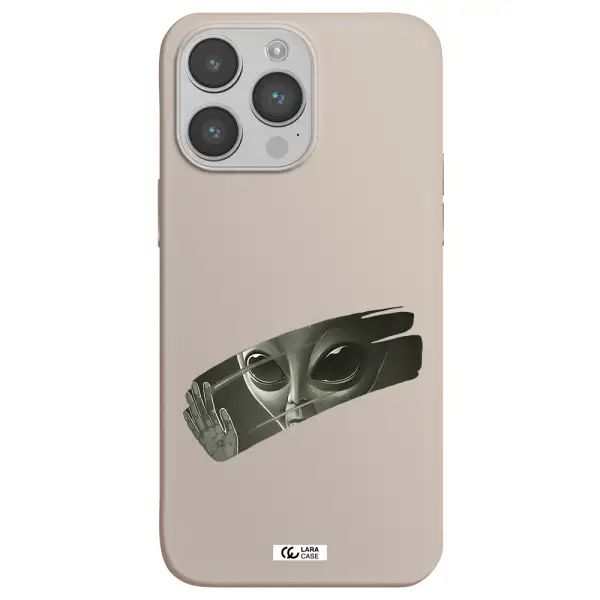 Alien Apple iPhone 14 pro Silicone Stone Case