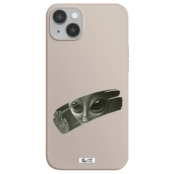 Alien Apple iPhone 14 Silicone Stone Case