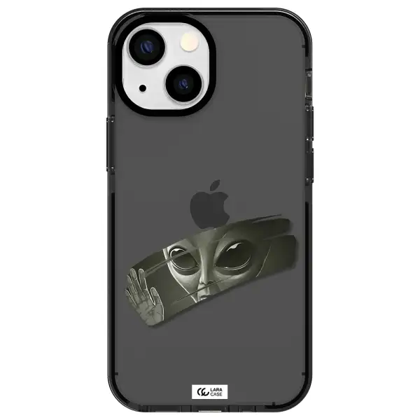 Alien Apple iPhone 15 impact Smoke Black Case
