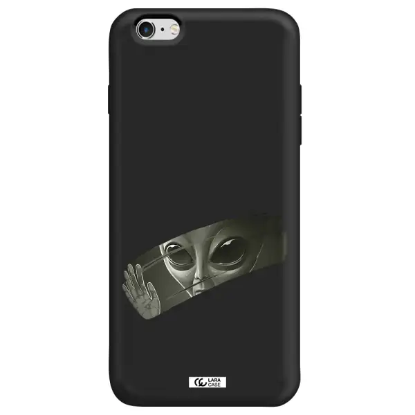 Alien Apple iPhone 6 s plus Silicone black Case