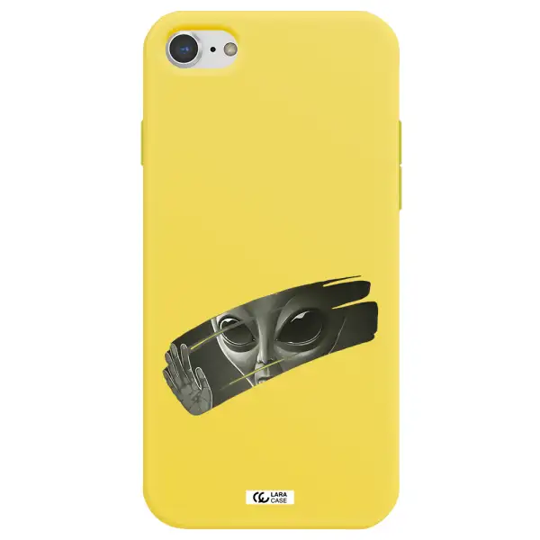 Alien Apple iPhone 7 Silicone canary yellow Case