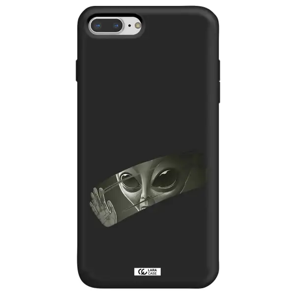 Alien Apple iPhone 8 plus Silicone black Case