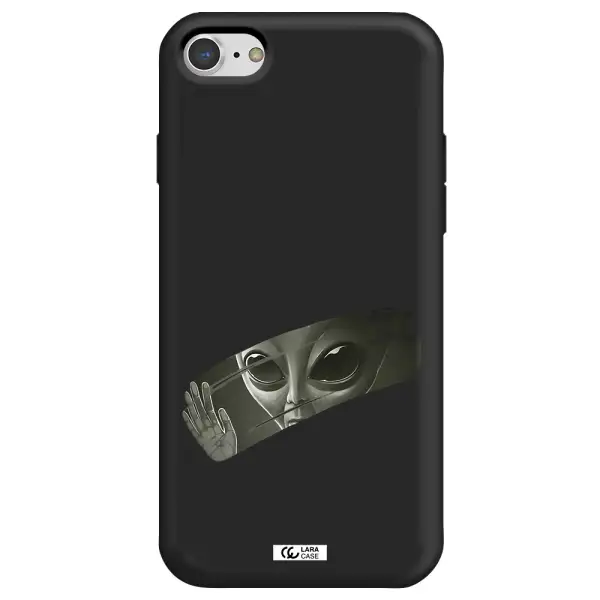 Alien Apple iPhone 8 Silicone black Case