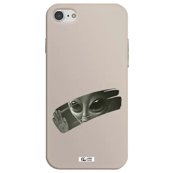 Alien Apple iPhone 8 Silicone Stone Case