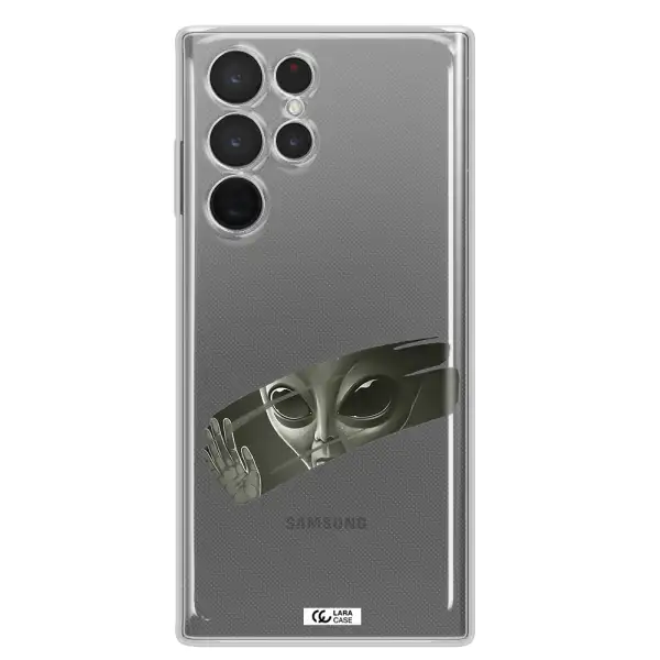Alien Samsung S 22 Ultra Clear TPU Case