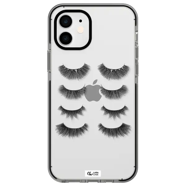 Eyelids Apple iPhone 11 impact black border Case