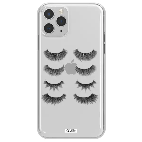 Eyelids Apple iPhone 11 pro max Clear TPU Case