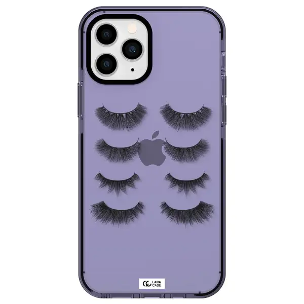 Eyelids Apple iPhone 11 pro max impact Lilac Case