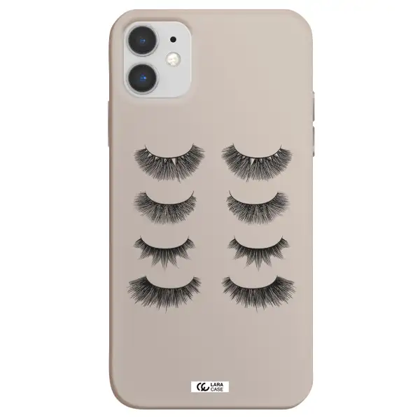 Eyelids Apple iPhone 11 Silicone Stone Case