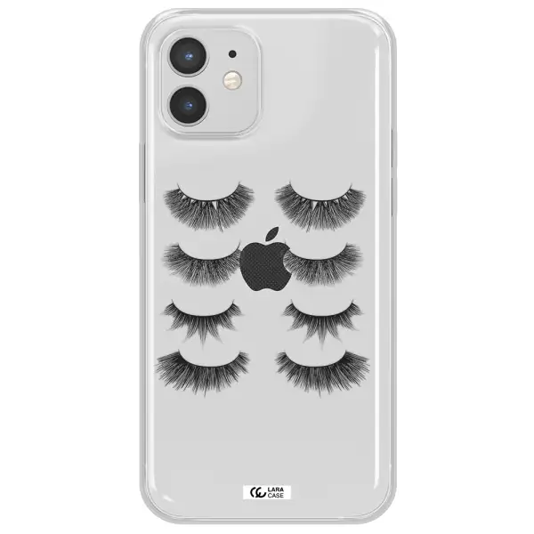 Eyelids Apple iPhone 12 mini Clear TPU Case