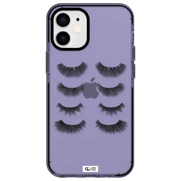 Eyelids Apple iPhone 12 mini impact Lilac Case