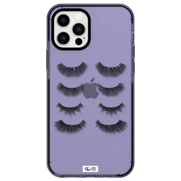 Eyelids Apple iPhone 12 pro impact Lilac Case
