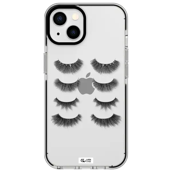 Eyelids Apple iPhone 13 impact black border Case