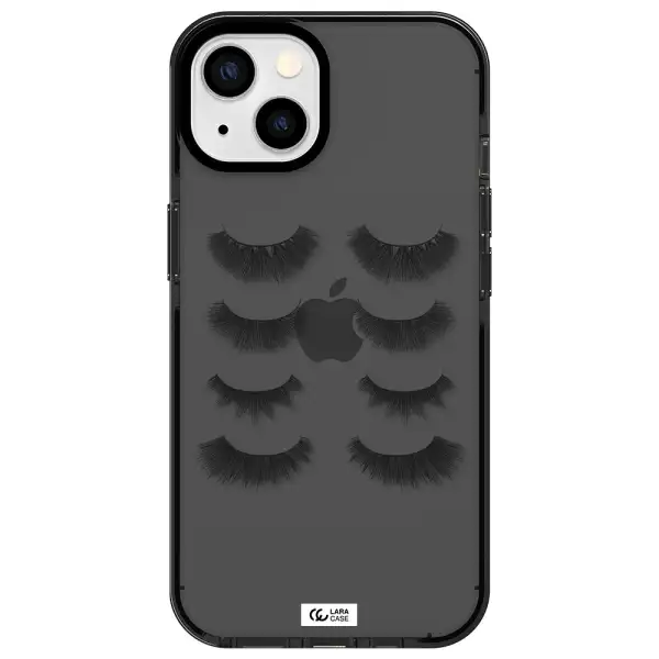 Eyelids Apple iPhone 13 impact Smoke Black Case