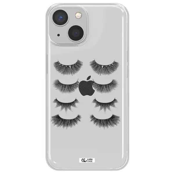Eyelids Apple iPhone 13 mini Clear TPU Case