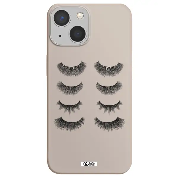 Eyelids Apple iPhone 13 mini Silicone Stone Case