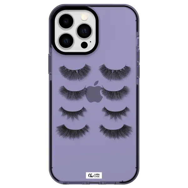 Eyelids Apple iPhone 13 Pro Max impact Lilac Case