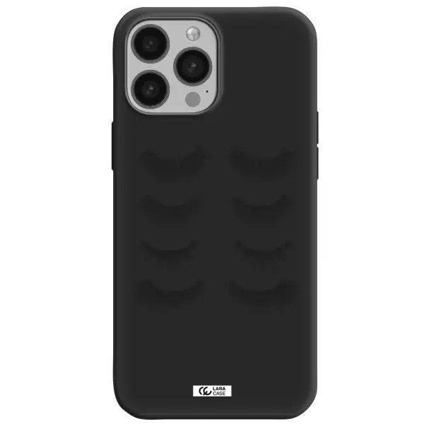 Eyelids Apple iPhone 13 Pro Max Silicone black Case