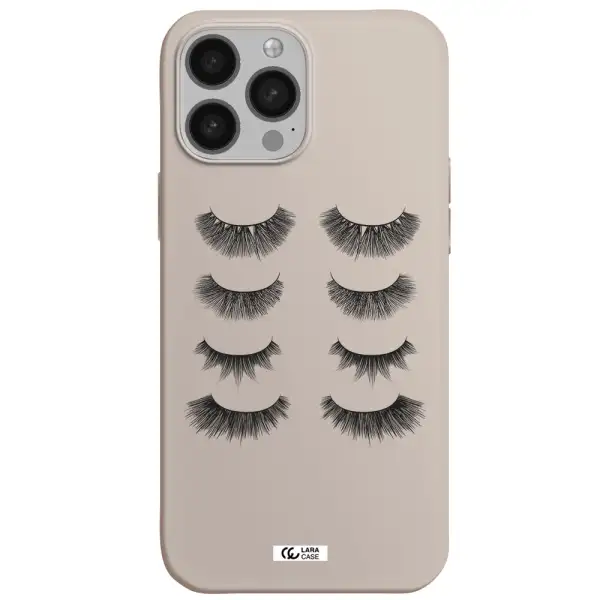 Eyelids Apple iPhone 13 Pro Max Silicone Stone Case