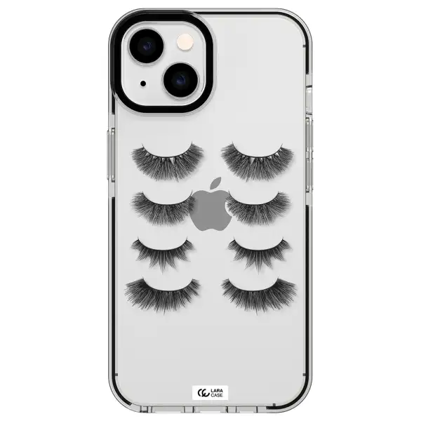 Eyelids Apple iPhone 14 impact black border Case