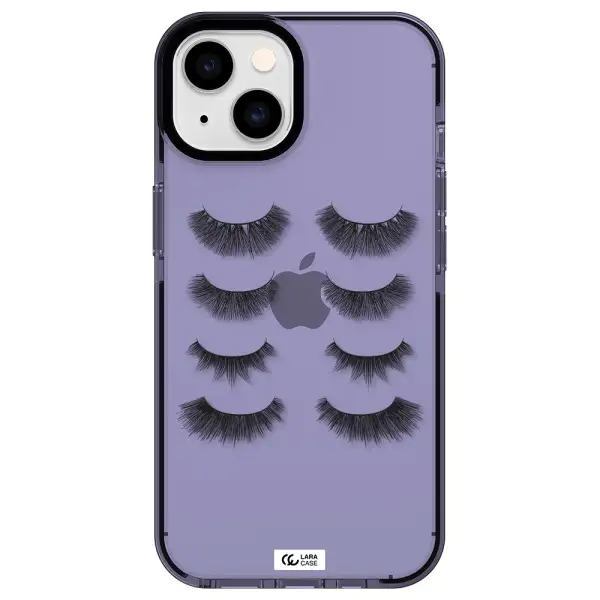 Eyelids Apple iPhone 14 impact Lilac Case
