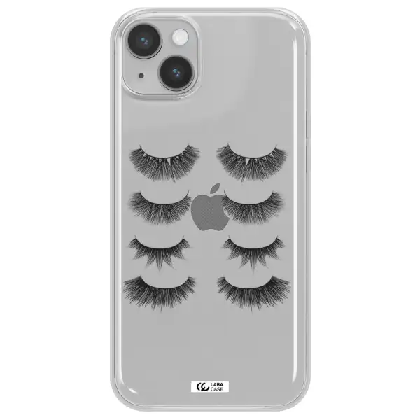 Eyelids Apple iPhone 14 plus Clear TPU Case