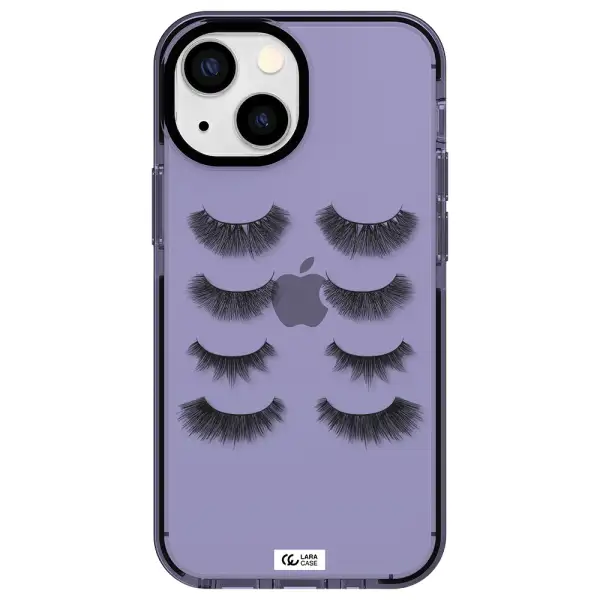 Eyelids Apple iPhone 15 impact Lilac Case