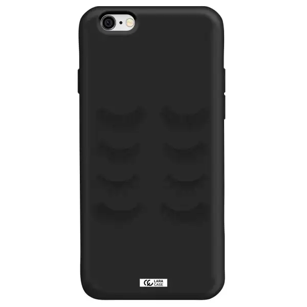Eyelids Apple iPhone 6 Silicone black Case