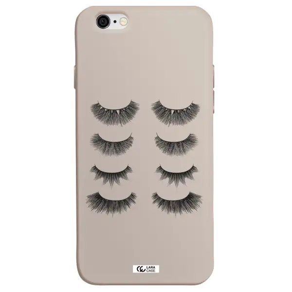 Eyelids Apple iPhone 6 Silicone Stone Case