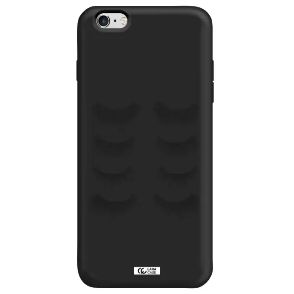 Eyelids Apple iPhone 6S Silicone black Case