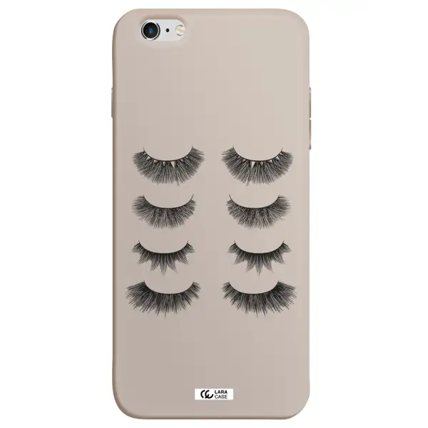 Eyelids Apple iPhone 6S Silicone Stone Case